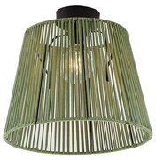 Plafoniera da esterno Japandi con corda verde IP54 - Jayla