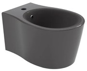 Bidet sospeso soft grigio lucido OLYMPIA CERAMICA