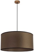 Spot-Light 1017400711550 - Lampadario sospeso con cavo BENITA 1xE27/40W/230V rovere
