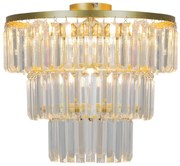 Zuma Line P17127-4-GD - Lampadario a plafone TIFANNY 4xE14/40W/230V oro