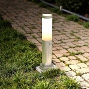Paletto da giardino con Sensore Movimento 40cm Acciaio Inox E27