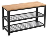 Scarpiera DAVOR marrone/nero