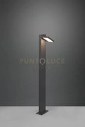 Palo esterno horton led in fusione orientabile antracite 426360142