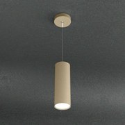 Cloud sospensione tubo h.25 1 luce sabbia 1128-s25-sa