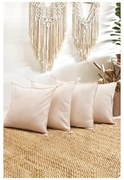 Federe in set di 4 federe in cotone biologico 43x43 cm Natural - Mila Home