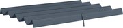 Telo di Ricambio per Pergola da Giardino 286x245 cm in Poliestere Grigio Scuro...