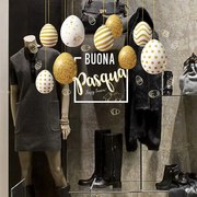 Pendenti buona pasqua | Vetrofania