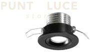 Egg faretto da incasso led 3w 3000k 195lm ip20 nero d.5,2cm