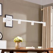 Arcchio lampada a sospensione Brinja, bianco, 120 cm di lunghezza, a 4 luci,