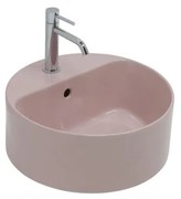 Lavabo da appoggio tondo in ceramica multicolore