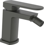 Rubinetto per bidet getto laminare cristallino Zefir AQUASANIT grigio verniciato a polvere opaco