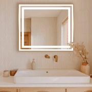 Specchio LED in cornice per bagno M3