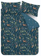 Biancheria da letto blu scuro per letto matrimoniale 200x200 cm Enchanted Twilight - Catherine Lansfield