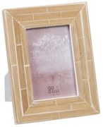 Portafoto Beige Bambù Legno MDF 17 x 1 x 22 cm