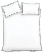 Biancheria da letto bianca in cotone per letto matrimoniale 200x200 cm Mayfair – Bianca