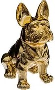 Soprammobile bulldog oro