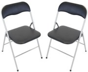 LUCIE - sedia pieghevole salvaspazio set da 2 opaca