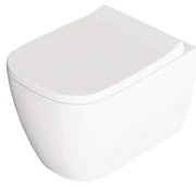 Wc Sospeso Senza Brida Alice Ceramica "Wunder" Bianco Lucido