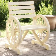 Sedia da giardino 58x58x78,5 cm in legno massello di abete