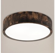 Brilagi - Plafoniera CARVALHO SMOKEY 2xE27/60W/230V rovere Ø 37,5 cm