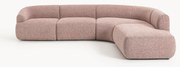 Divano angolare componibile 4 posti in bouclé Sofia