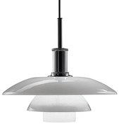 PH 4½-4 Vetro Lampada a Sospensione High Lustre Chrome Plated - Louis Poulsen