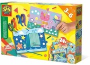 Gioco Educativo SES Creative I learn to paste and recognize shapes Multicolore