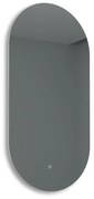 Specchio con illuminazione integrata bagno ovale OXA L 40 x H 80 x P 2.8 cm