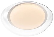 Plafoniera LED moderno Bolle, bianco 34x31 cm NOVECENTO