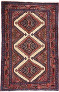 Hamedan Tappeto 80x120 (Iran) Annodato A Mano