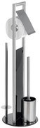 WENKO 24981800 - Set WC RAVINA 20x70 cm acciaio inossidabile/argento
