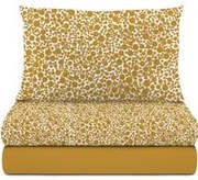 Completo letto singolo pois arancio cotone