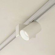 Lindby Faretto a binario LED Linaro/Brinja, bianco, monofase