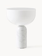 Lampada da tavolo portatile in marmo Kizu, luce regolabile