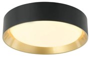 Lindby - Kambia LED Plafoniera Ø45 Nero/Oro Lindby