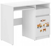 Scrivania per bambini per piccoli costruttori 76x50x96 cm