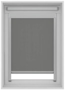 Tenda a rullo oscurante cordless Lucernario Oslo grigio 78x140 cm