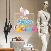 Buona pasqua coniglietto | Vetrofania