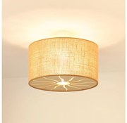 Brilagi - Lampadario a plafone COUNTRY ROLLER 1xE27/15W/230V diametro 45 cm beige