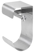 Portarotolo per carta 12,5x26 cm acciaio inossidabile/argento