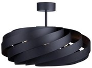 Zuma Line 1131 - Lampadario a sospensione con supporto rigido VENTO 4xE27/40W/230V nero