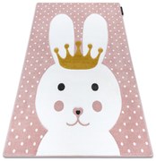 Tappeto PETIT BUNNY CONIGLIETTO CONIGLIO rosa