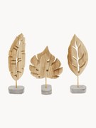 Set di 3 oggetti decorativi Blatt