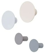 Ponto Gancio per cappotto Set of 4 Warm Gray/Multicolore - Blomus