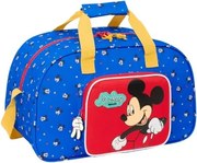 Borsa da Palestra Mickey Mouse Clubhouse Good day Azzurro 40 x 24 x 23 cm