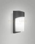 Gluck applique grigio scuro da esterno attacco e27 ip54