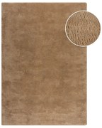 Tappeto in pelliccia sintetica marrone 160x230 cm Faroe Wool Look Fur - Flair Rugs