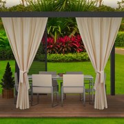 Tenda da giardino beige per il gazebo 155 x 240 cm