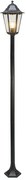 Lampada da terra classica per esterni nera 170 cm IP44 - New Orleans 1