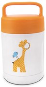 Thermos per bambini arancione e bianco 480 ml Žirafa - Orion